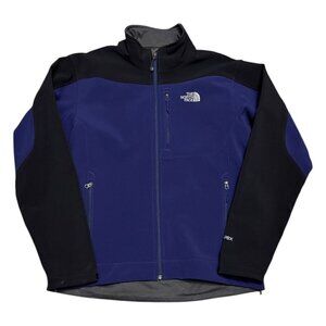 THE NORTH FACE APEX Waterproof Shell Windbreaker Blue Jacket Mens Large